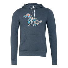Load image into Gallery viewer, Great Lakes Bella + Canvas Sponge Fleece Pullover Hoodie - Naturally Illustrated