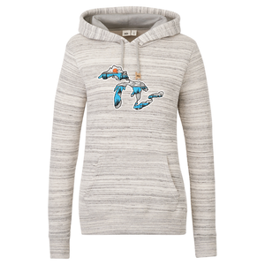 Great Lakes Tentree Space Dye Ladies Classic Hoodie - Naturally Illustrated