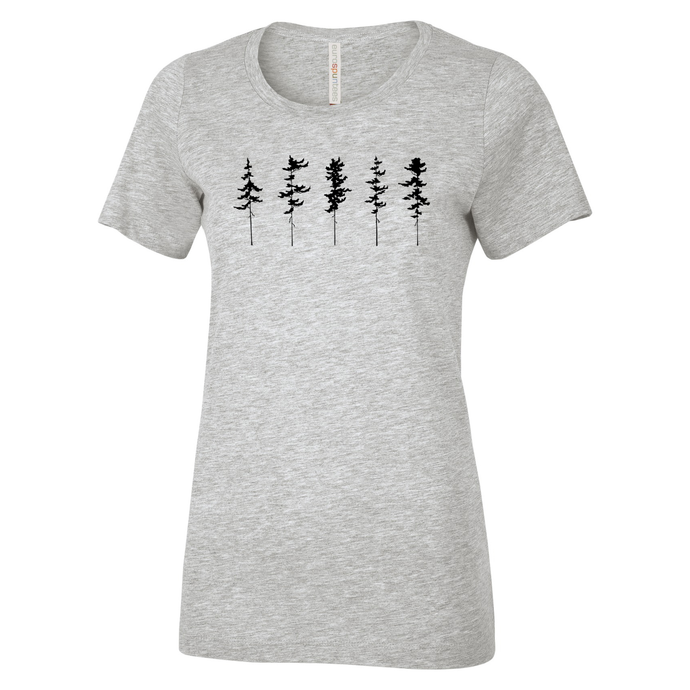 Five Pines Eurospun Ring Spun Ladies Tee - Naturally Illustrated x NOS