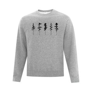 Five Pines Everyday Fleece Crewneck Sweater - Naturally Illustrated x NOS