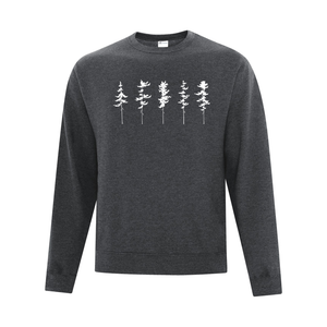 Five Pines Everyday Fleece Crewneck Sweater - Naturally Illustrated x NOS