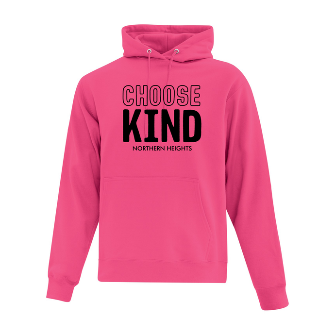Northern Heights Choose Kind Adult Hooded Sweatshirt
