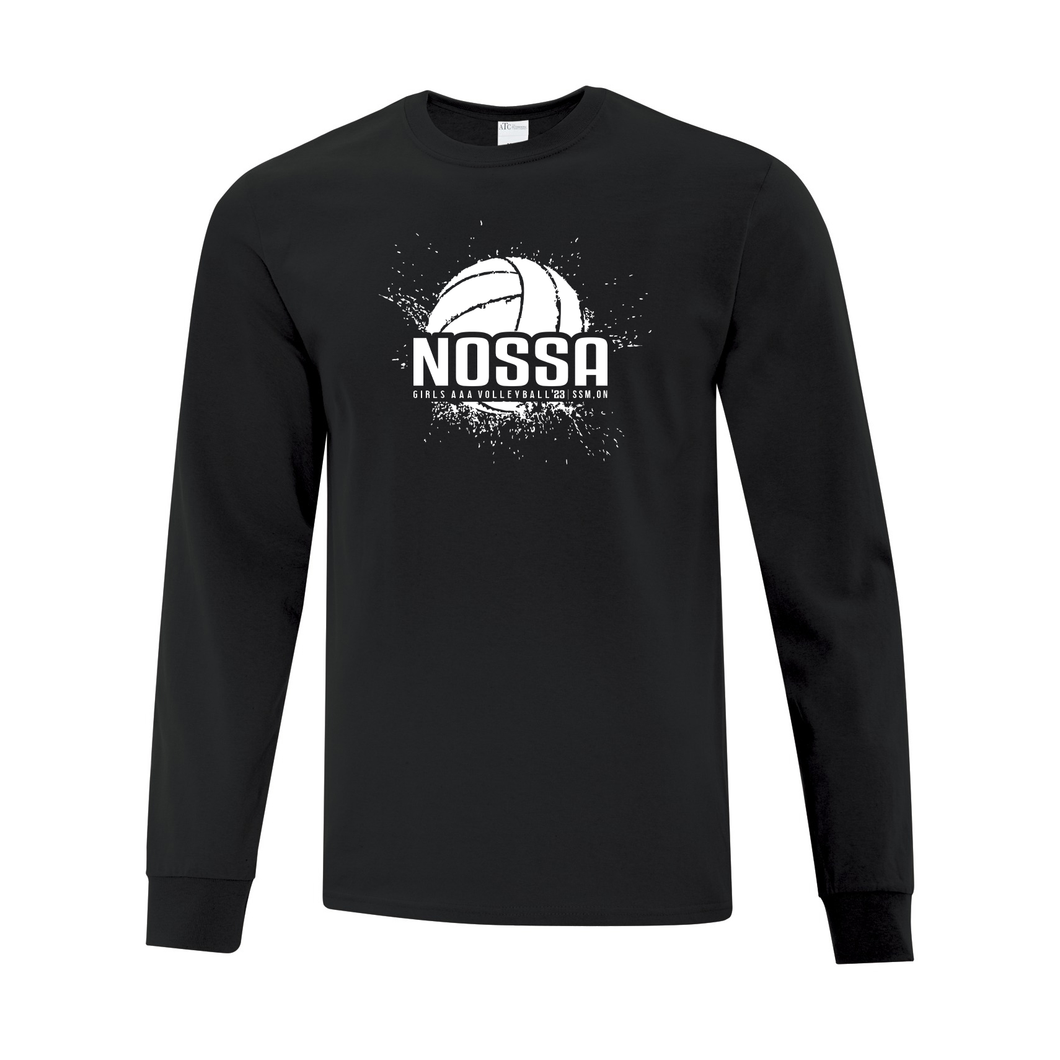 NOSSA Girls AAA Volleyball 2023 Cotton Long Sleeve Tee