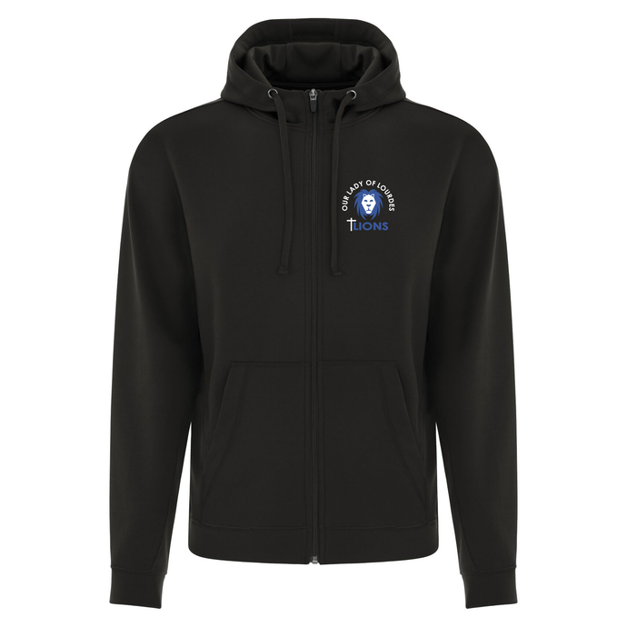 OLOL STAFF Game Day Fleece Full Zip Unisex Hooded Sweatshirt