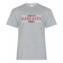 Load image into Gallery viewer, Property Of Knights Hockey Cotton Tee
