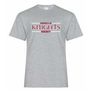 Property Of Knights Hockey Cotton Tee
