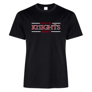 Property Of Knights Hockey Cotton Tee