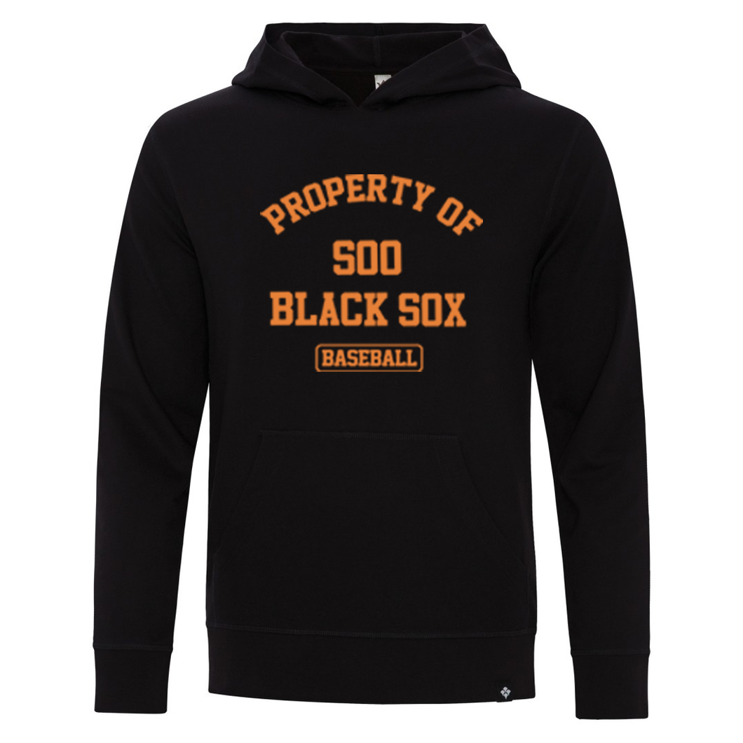 Property Of Soo Black Sox KOI Element Pullover Hooded Fleece