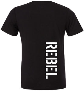 REBEL GYM Left Chest Logo Adult T-Shirt