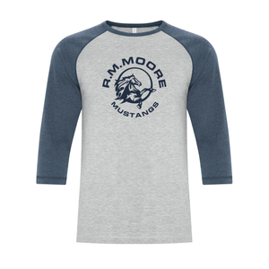 R.M. Moore Ring Spun Adult Baseball Tee