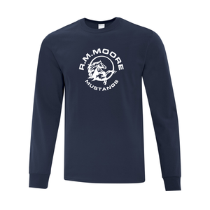 R.M. Moore Everyday Cotton Long Sleeve Adult Tee