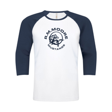 Load image into Gallery viewer, R.M. Moore Ring Spun Adult Baseball Tee