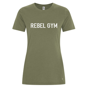 REBEL GYM Full Chest Ladies T-Shirt