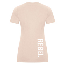 Load image into Gallery viewer, REBEL GYM Left Chest Logo Ladies T-Shirt