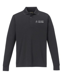 Sault College Employment Solutions Pinnacle Performance Long Sleeve Piqué Polo