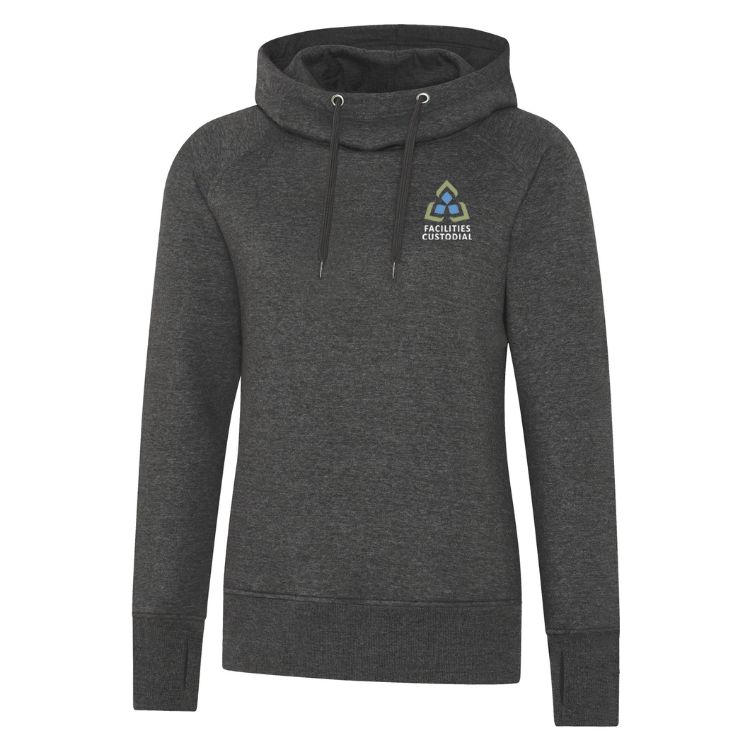 Sault College Facilities ESActive Vintage Hooded Ladies Sweatshirt