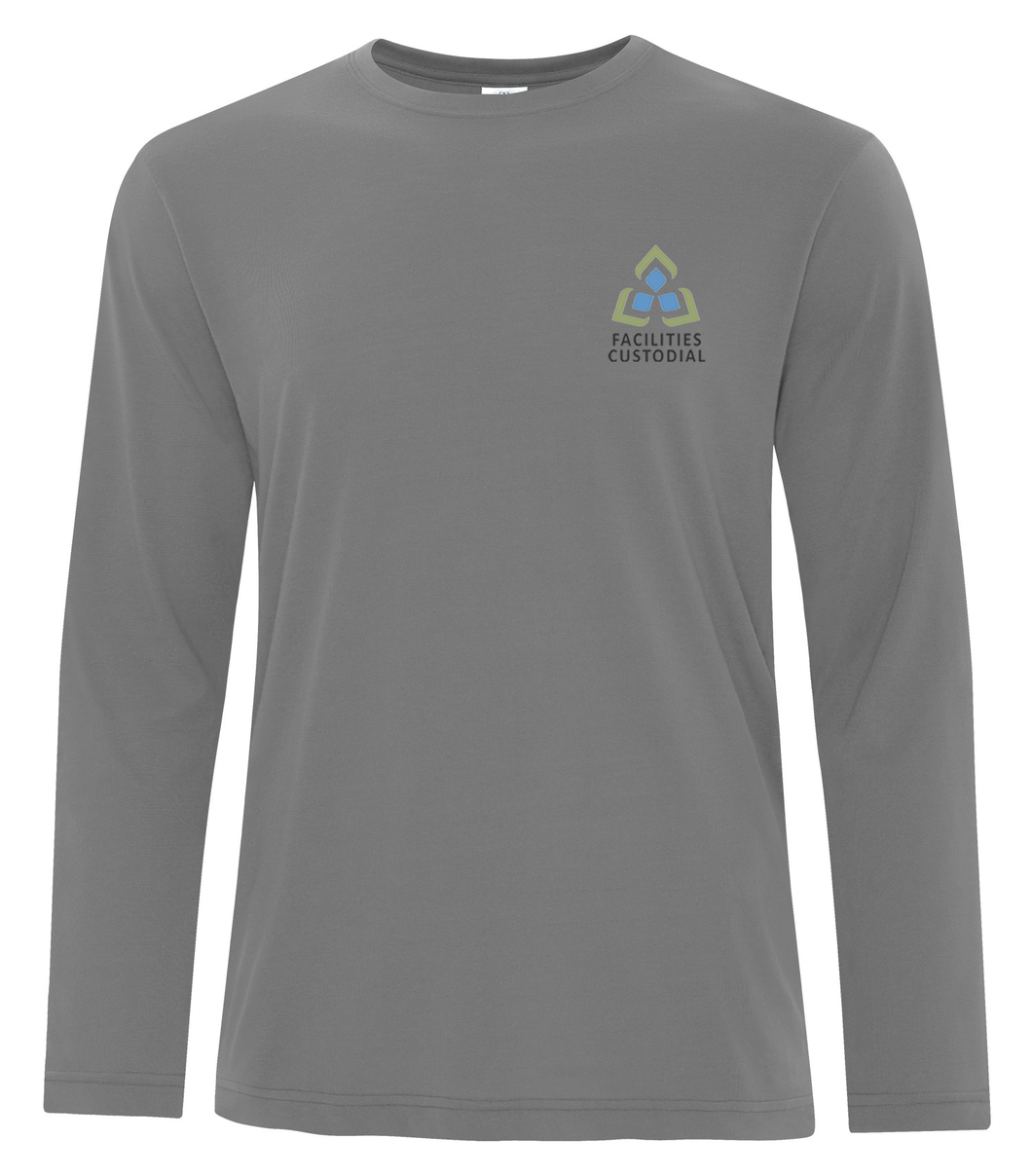 Sault College Facilities Unisex Pro Spun Long Sleeve Tee