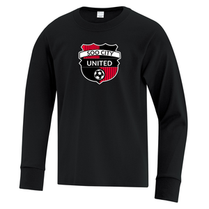 Soo City United Everyday Cotton Long Sleeve Youth Tee
