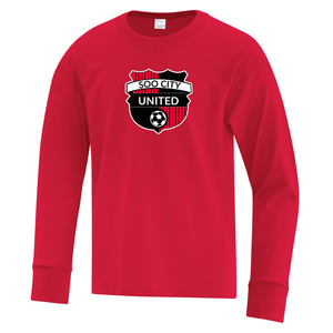 Soo City United Everyday Cotton Long Sleeve Youth Tee