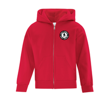 Load image into Gallery viewer, Sault Female Hockey Association Everyday Fleece Youth Full Zip Hooded Sweatshirt