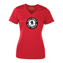 Load image into Gallery viewer, Sault Female Hockey Association Pro Team Ladies V-Neck Tee