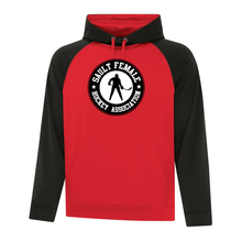 Load image into Gallery viewer, Sault Female Hockey Association Game Day Adult 2-Tone Hooded Sweatshirt