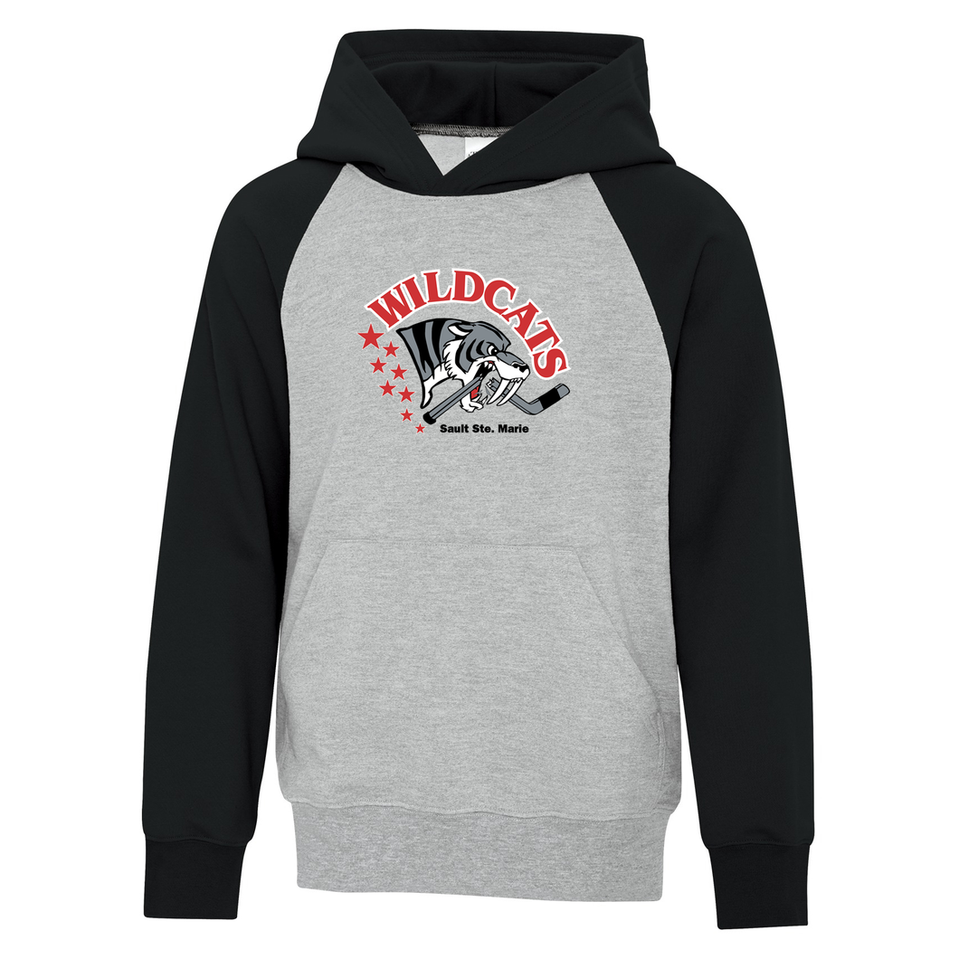 Sault Female Hockey Association Everyday Fleece Youth 2-Tone Hooded Sweatshirt