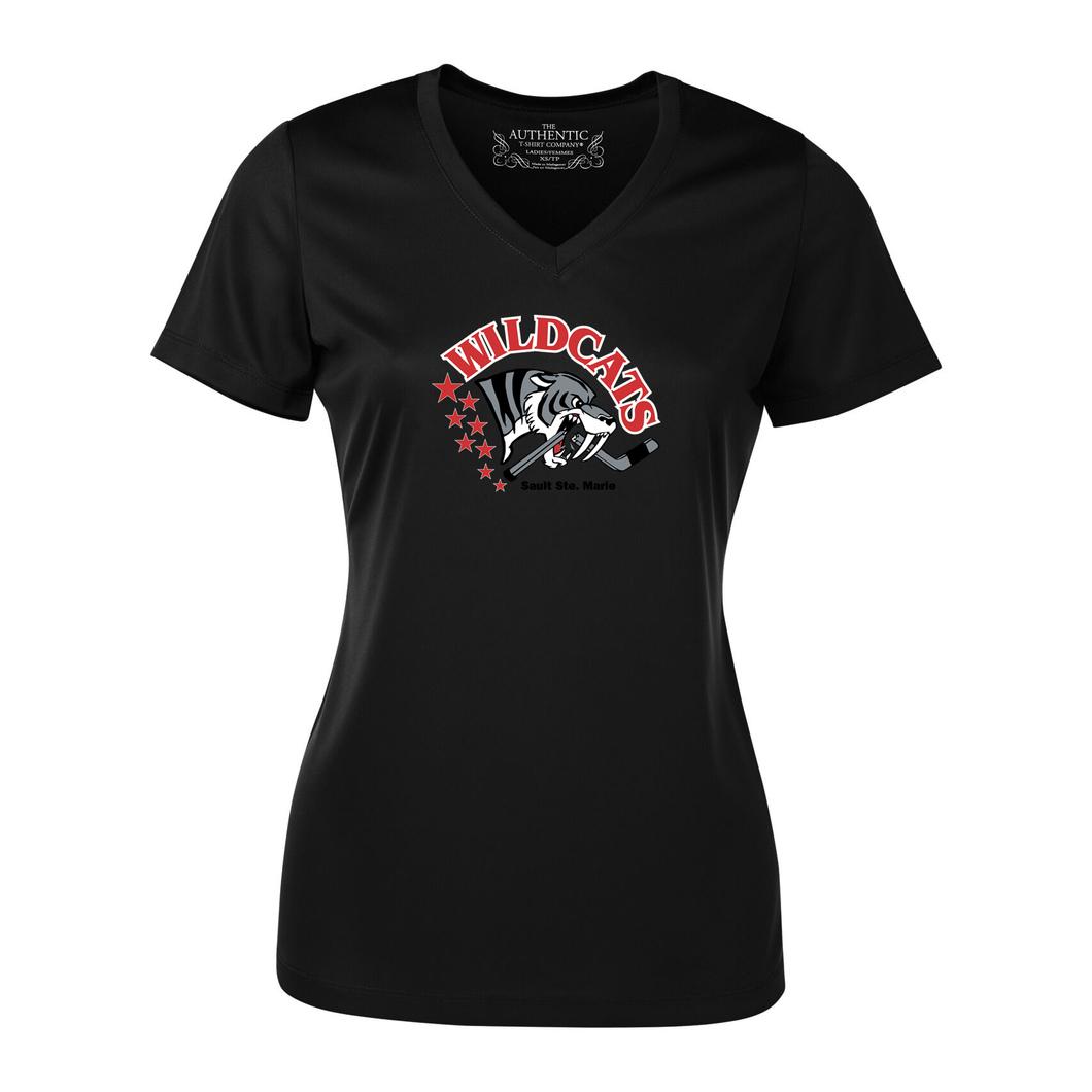 Sault Female Hockey Association Pro Team Ladies V-Neck Tee