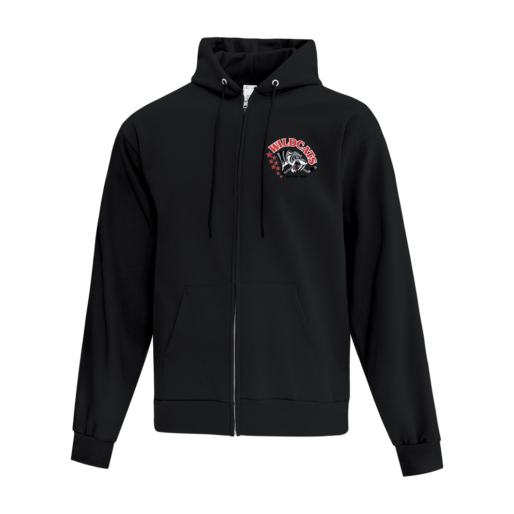 Sault Female Hockey Association Everyday Fleece Adult Full Zip Hooded Sweatshirt
