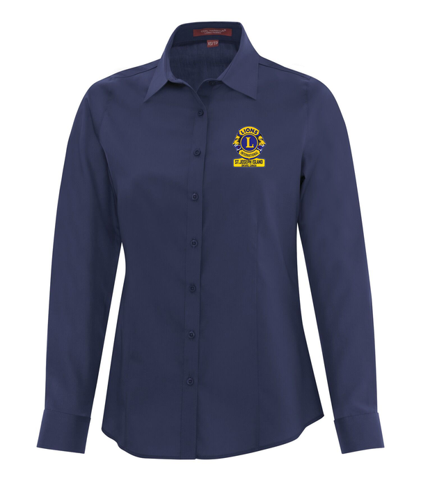 St. Joseph Island Lions Club Everyday Long Sleeve Ladies Woven Shirt