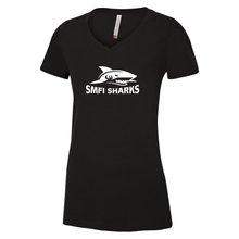 Load image into Gallery viewer, SMFI STAFF Ladies V-Neck Cotton Tee