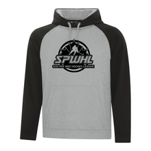 Load image into Gallery viewer, SPWHL Game Day Fleece Two Tone Adult Hooded Sweatshirt