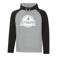 Load image into Gallery viewer, SPWHL Game Day Fleece Two Tone Adult Hooded Sweatshirt