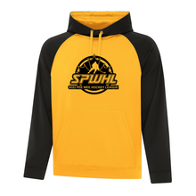 Load image into Gallery viewer, SPWHL Game Day Fleece Two Tone Adult Hooded Sweatshirt