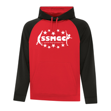 Load image into Gallery viewer, SSMGC Game Day Adult 2-Tone Hooded Sweatshirt