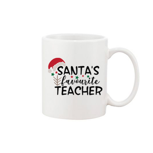 Santa's Favourite Teacher Mug