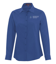 Load image into Gallery viewer, Sault College IT Services Everyday Long Sleeve Ladies Woven Shirt