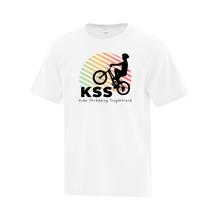 Load image into Gallery viewer, Sault Cycling Club Kids Shredding Singletrack Youth Tees