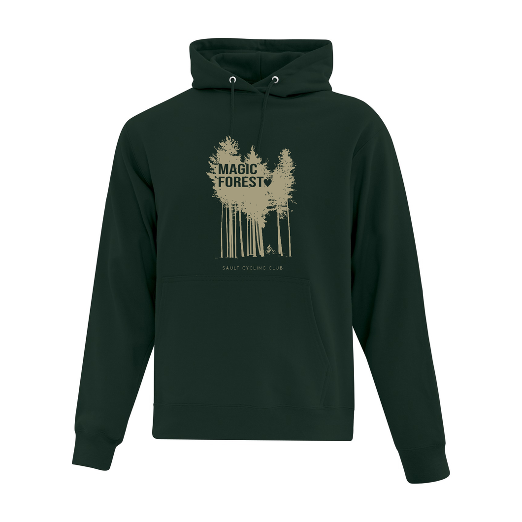 Sault Cycling Club Magic Forest Cotton Hooded Sweatshirt