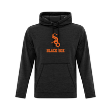 Load image into Gallery viewer, Soo Black Sox Dynamic Heather Fleece Hooded Sweatshirt