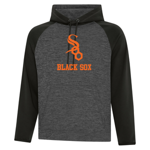 Soo Black Sox Dynamic Heather Fleece Two-Tone Hoodie