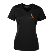 Load image into Gallery viewer, Soo Black Sox Pro Team Ladies V-Neck Tee
