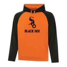 Load image into Gallery viewer, Soo Black Sox Game Day Fleece Two Toned Hoodie