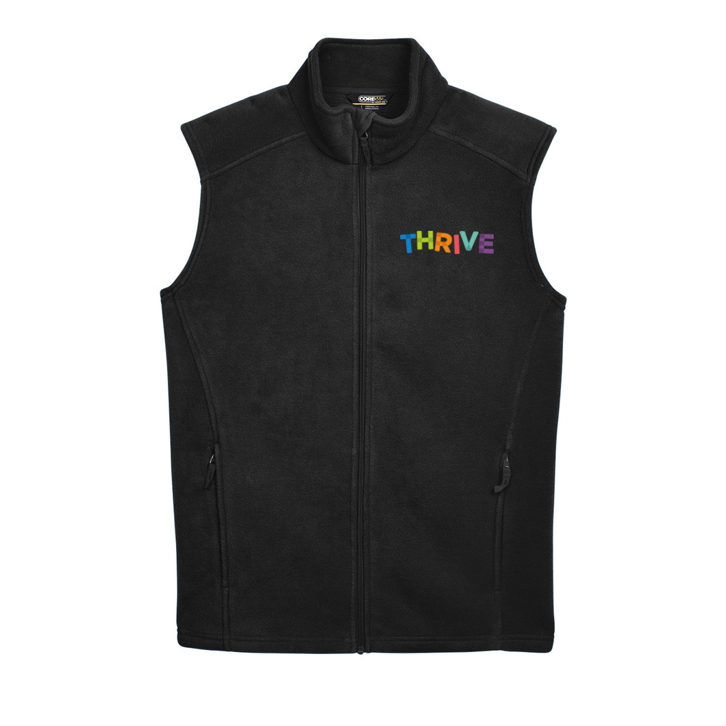 THRIVE Core365 Men's Journey Fleece Vest