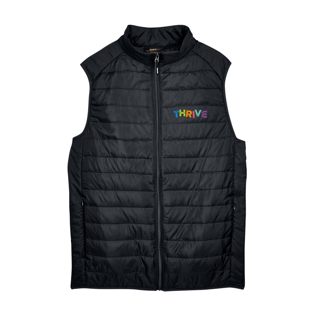 THRIVE Core365 Men's Prevail Packable Puffer Vest