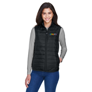 THRIVE Core365 Ladies' Prevail Packable Puffer Vest