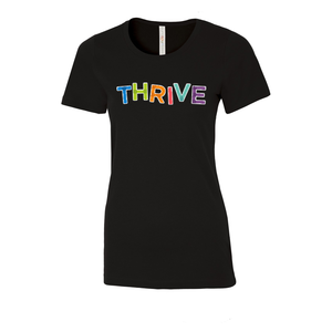 THRIVE Ring Spun Cotton Ladies Tee