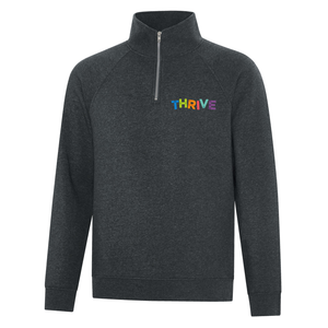 THRIVE ESActive Vintage 1/4 Zip Sweatshirt Embroidered