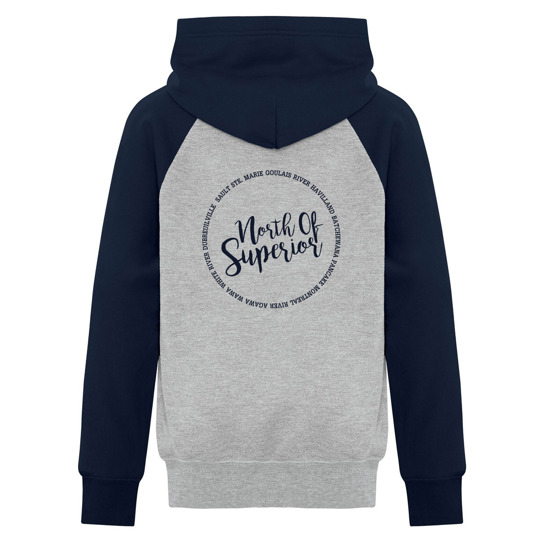 North of Superior Treasured Locations Two-Tone Youth Hoodie