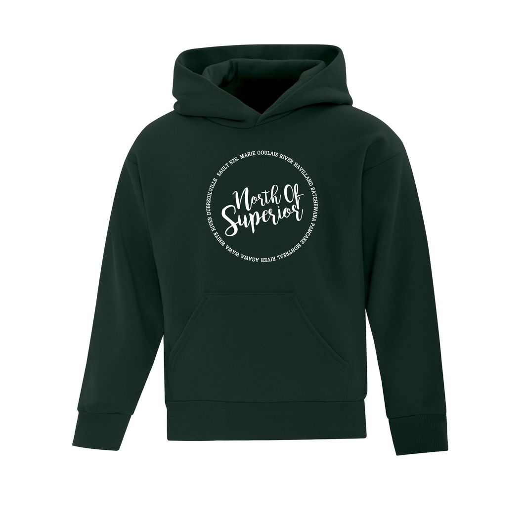 North of Superior Treasured Locations Youth Hoodie